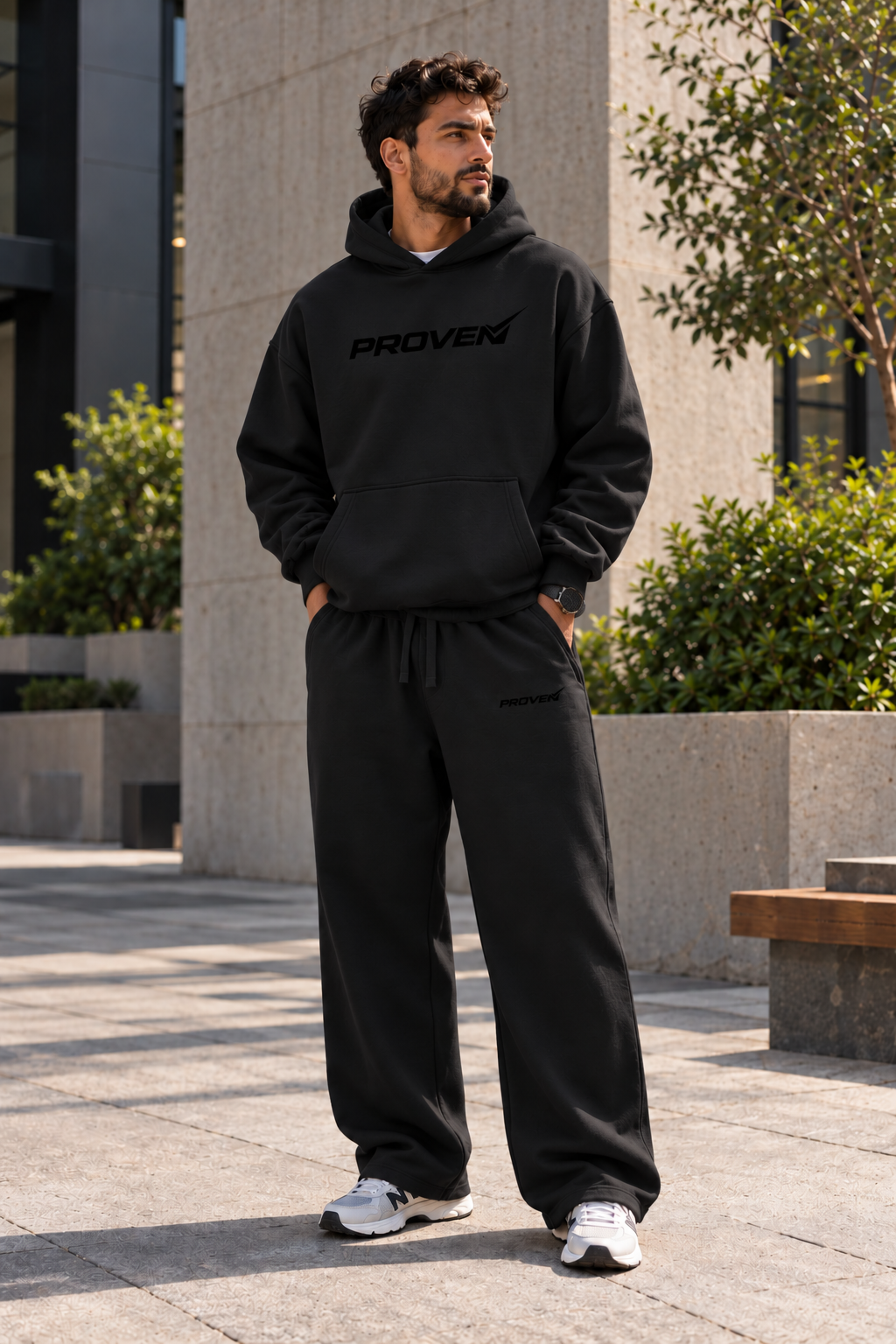 PROVEN Essential Tracksuit Black