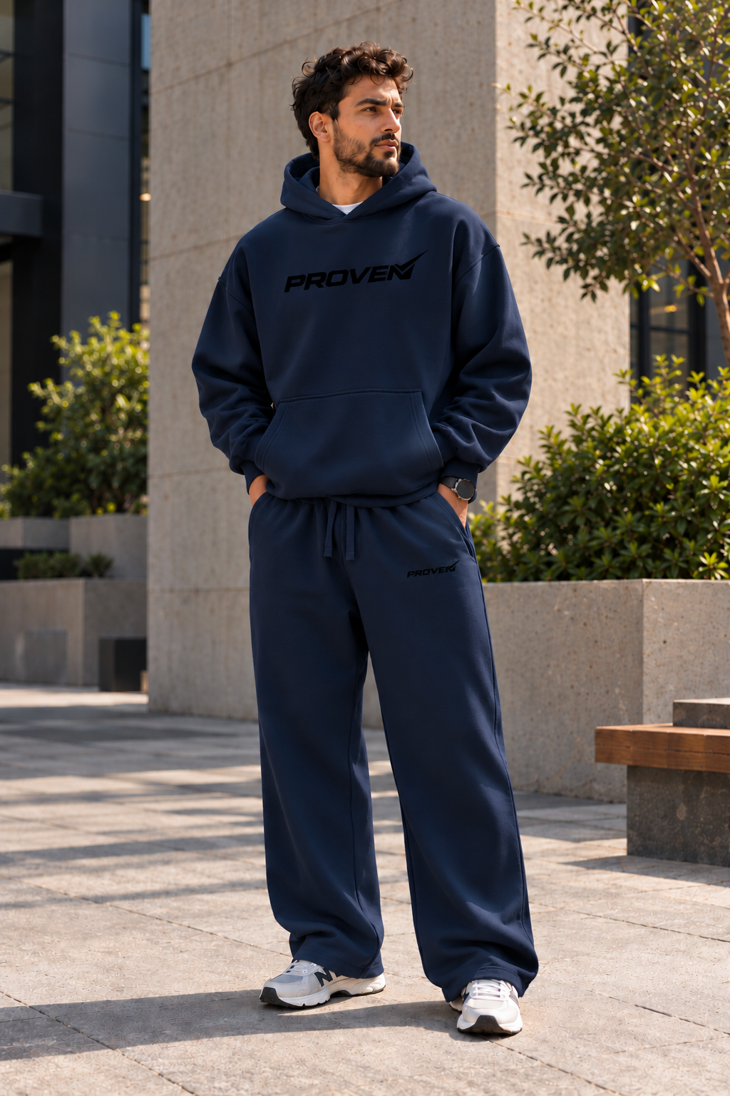 PROVEN Essential Tracksuit Navy Blue