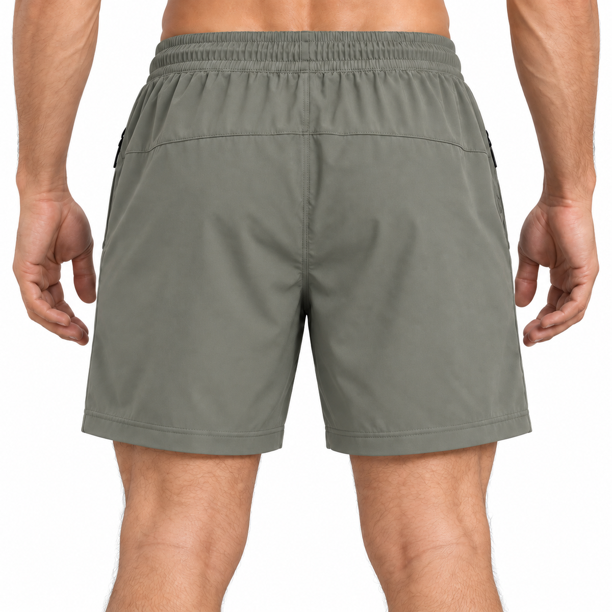 Dark olive Proven Sportswear motion training shorts with breathable fabric and athletic fit for active workouts.