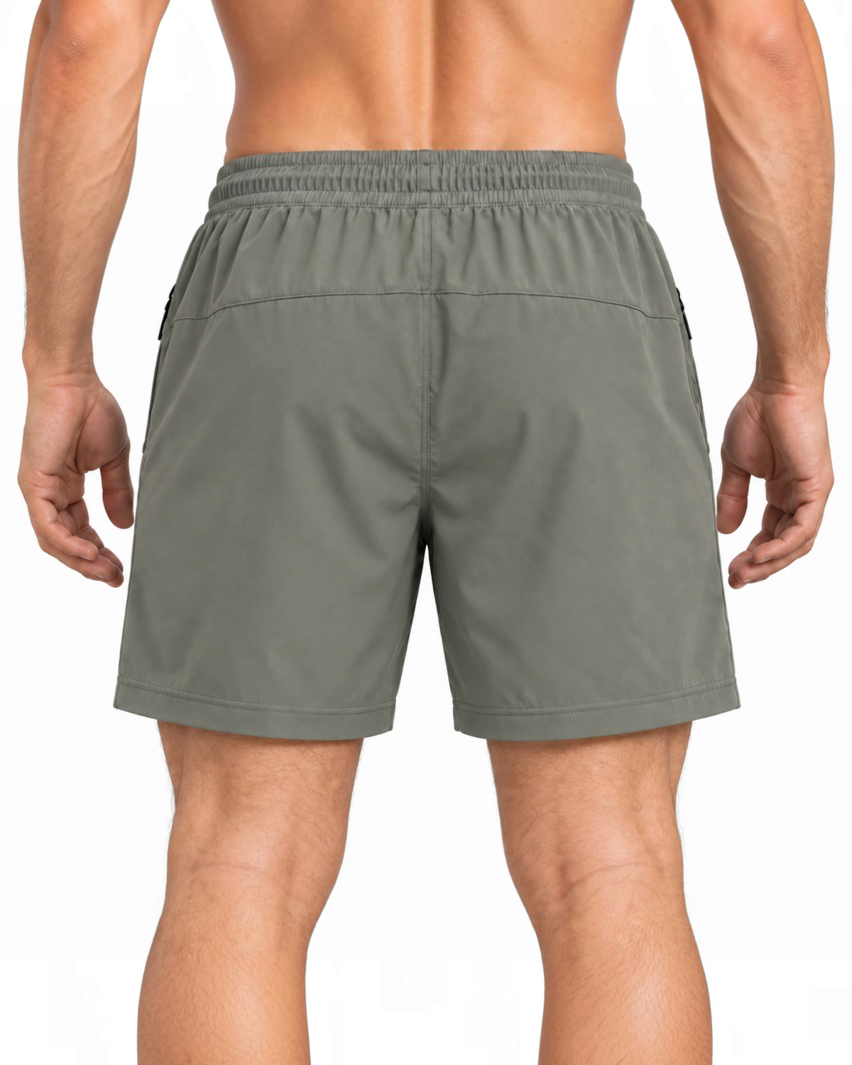 Dark olive Proven Sportswear motion training shorts with breathable fabric and athletic fit for active workouts.