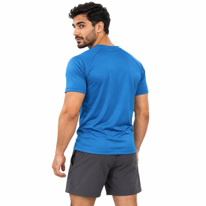 Proven Sportswear Performance Tee in Goblet Blue, a breathable sports T-shirt with a fitted athletic design and moisture-wicking fabric.